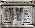 SJ9295 : Denton War Memorial: West side panel by Gerald England