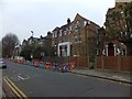 Pavement repairs in Abbeville Road, Clapham