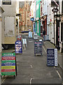 A Boards in Allhalland Street, Bideford