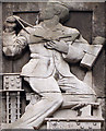 Relief sculpture, former Poplar Town Hall - Architect