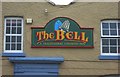 The Bell (2) - sign above door, Old Wenlock Road, Cross Houses near Shrewsbury