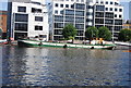 Boat moored, Millwall Docks