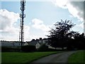 H4105 : Telecommunications Mast at Cavan Garda Station by Eric Jones