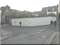 Hoarding hiding derelict site, Effingham Street