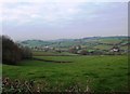 View over the valley of the Aller Brook