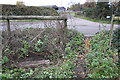 End of footpath from Ladybrook Copse