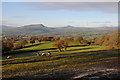 View to Ysgyryd Fawr and Sugar Loaf 