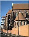 West end of the Cathedral of the Dormition, from Summer Hill Terrace