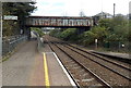 Flaky side of Station Road bridge, Skewen