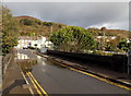 Puddles on Station Road bridge, Skewen