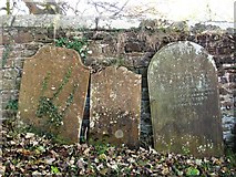 NY5261 : Old gravestrones in the churchyard of St. Martin's Church by Mike Quinn
