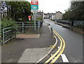 An entrance to Skewen railway station