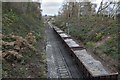 Track works on the railway