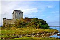 M3810 : Galway Bay - Dunguaire Castle (16th century tower house) by Joseph Mischyshyn