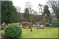 Burial ground at Saddell Abbey