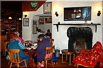 M2208 : Ballyvaghan - Monk's Seafood Pub & Restaurant - Lounge Area of Pub by Joseph Mischyshyn