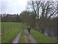 The Ribble Way approaching Hodder Place