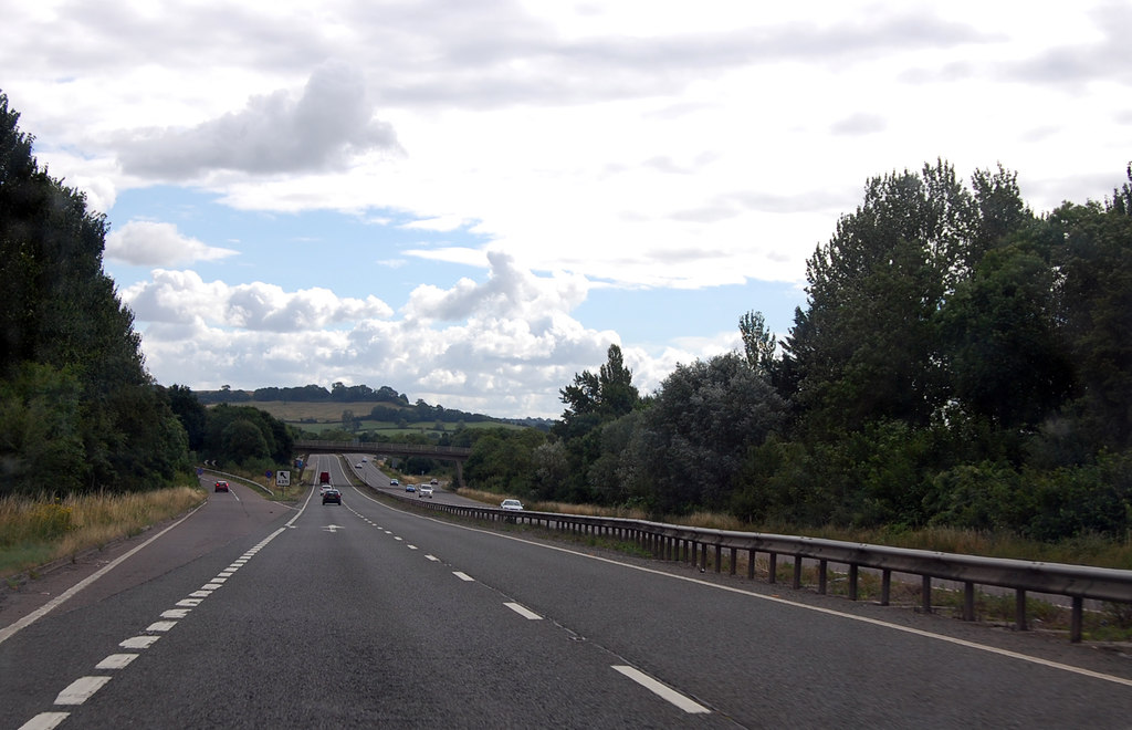 A303 approaching exit for Wincanton © Julian P Guffogg :: Geograph ...