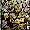 TQ9741 : Stained glass (detail), Great Chart church by Julian P Guffogg
