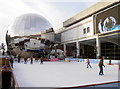 Outdoor skating rink