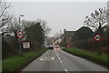 Road into Wysall on a grey December morning