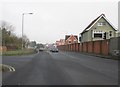 Turning on the A39 for Wembdon