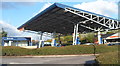 ST6171 : Canopy over Sainsbury's filling station, Castle Court, Bristol by Jaggery