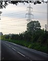 Pylon by Upper Lamphey Rd