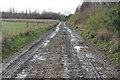 Muddy Track to Langford Moor Farm