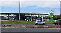 NZ3557 : Filling station, Wessington Way by Richard Webb