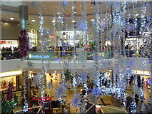 SU4111 : Southampton: Christmas lights in West Quay Shopping Centre by Chris Downer