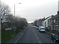 Castleford Road at the Normanton boundary