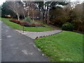 Steps connecting paths through Alexandra Park, Penarth