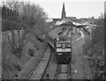 Locomotive hauled special train departing Bangor - 2003