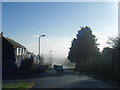 Bryn Glas in clearing morning mist