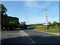 Tractor turning at Clarkham Cross