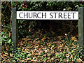 Church Street sign