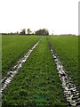 TM2663 : Muddy Tractor Tracks by Keith Evans
