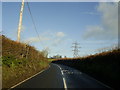 Bend in the road near Hermon