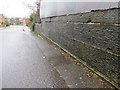 SJ3796 : Higher Lane bridge parapet, and a bench mark by John S Turner