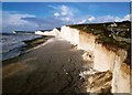 TV5596 : Midday Christmas 2013 view of rock-falls at Birling Gap by Adrian Diack