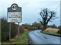 Entering Little Maplestead