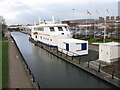 Forth and Clyde Canal and McMonagles Fish and Chip Shop