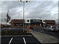 TL2960 : McDonald's Restaurant at Caxton Gibbet Park by Geographer