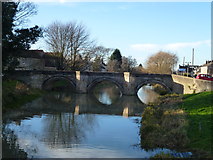 TF1509 : The Pack Horse Bridge in Deeping St James by Richard Humphrey