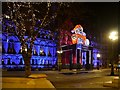 SJ8398 : Santa, Manchester Town Hall by David Dixon