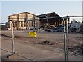 Demolition of the former SIAC buildings in Tetbury