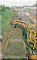 Track renewals at Norbiton, 1977