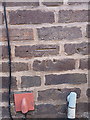 OS benchmark - Bridgnorth, nos 9 & 10, Severn Street