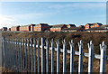 Wordsworth Road houses viewed from Concorde Way, Horfield, Bristol